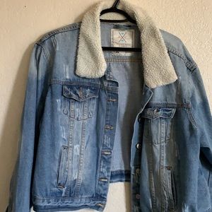 Jean and Sherpa women’s jacket